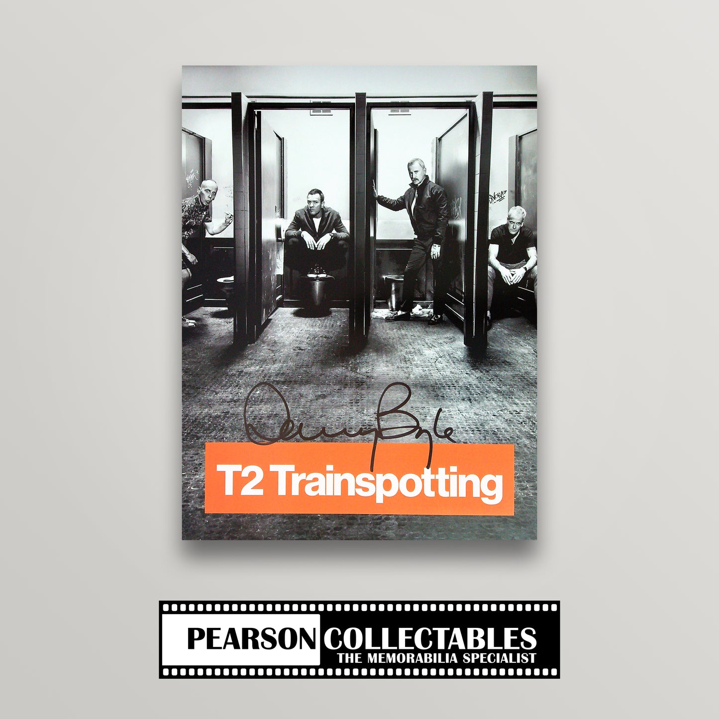 Danny Boyle Signed 'T2 Trainspotting' Mini-Poster