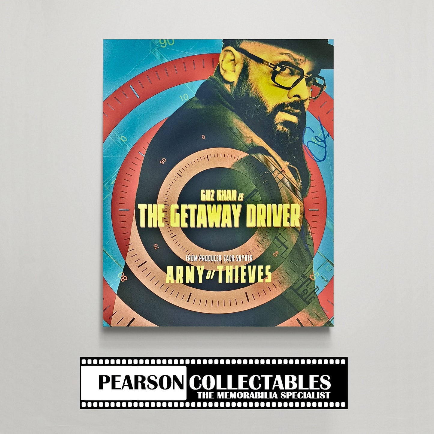 Guz Khan Signed 'Army Of Thieves' Mini-Poster