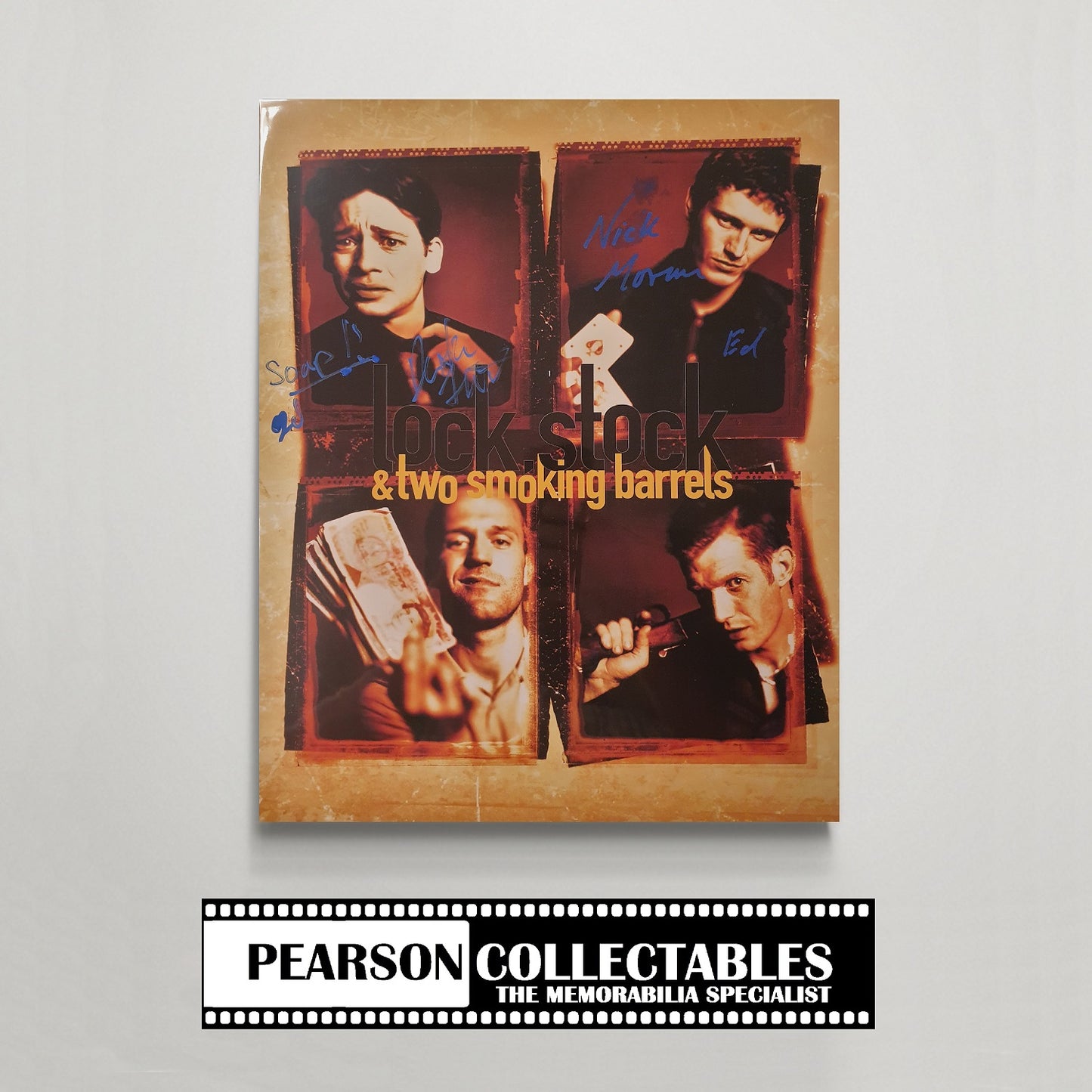 Multi-Signed 'Lock, Stock and Two Smoking Barrels' Mini-Poster