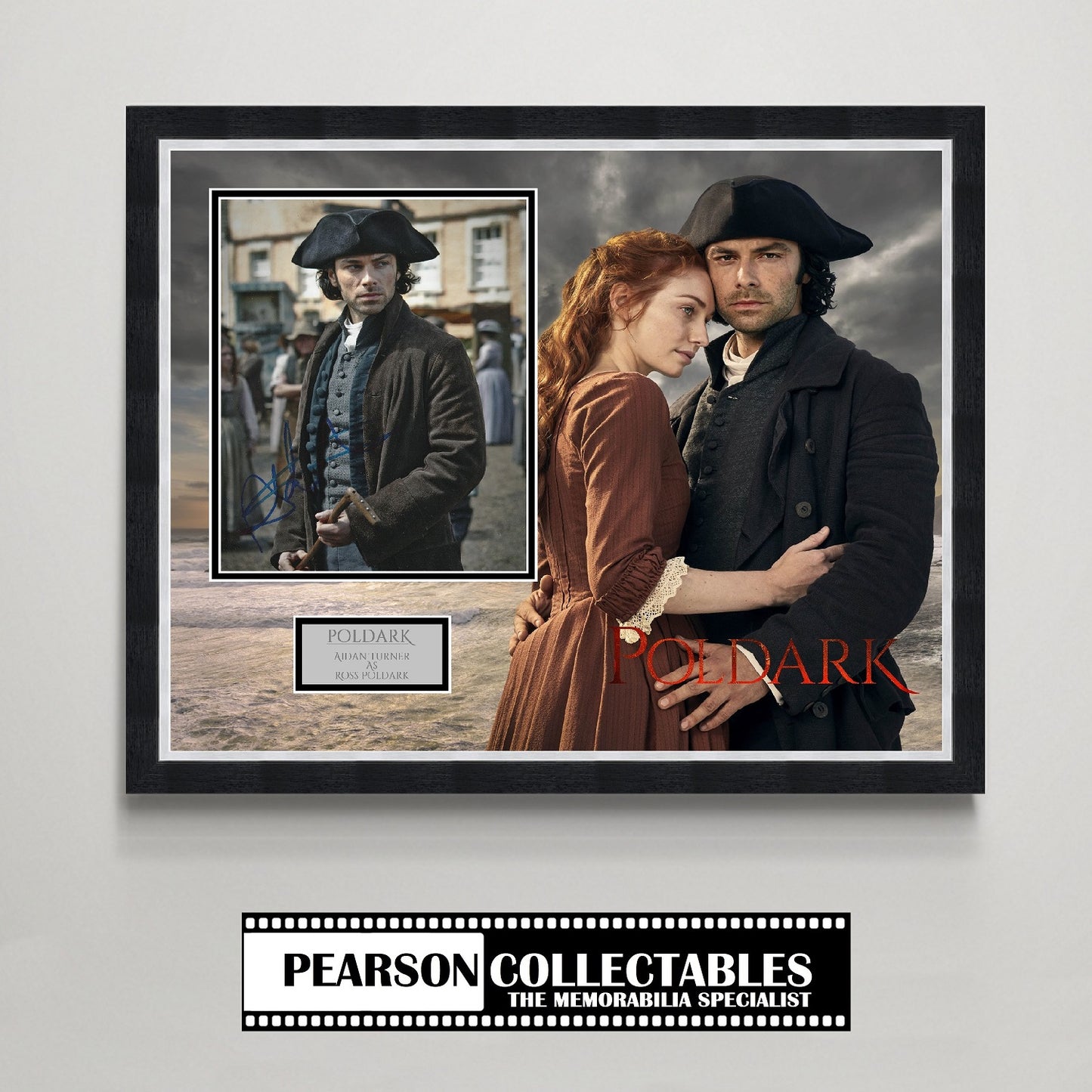Aidan Turner 'Poldark' Autograph Display