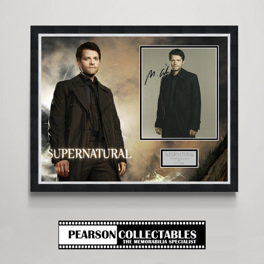 Misha Collins 'Supernatural' Autograph Display