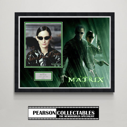 Carrie-Anne Moss 'The Matrix' Autograph Display