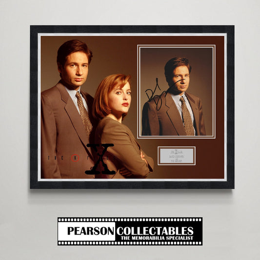 David Duchovny 'The X-Files' Autograph Display