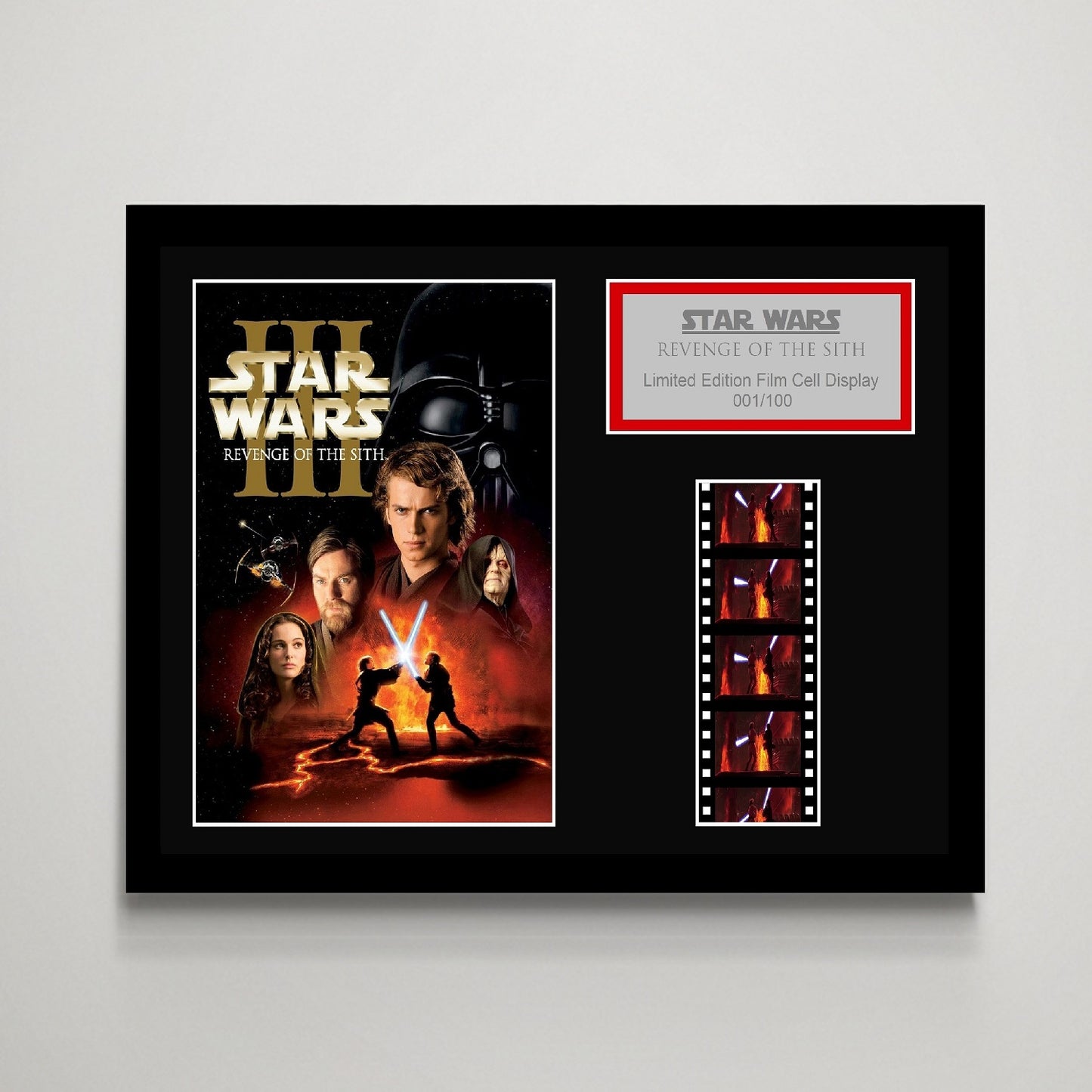 Star Wars: Revenge Of The Sith Small Film Cell Display
