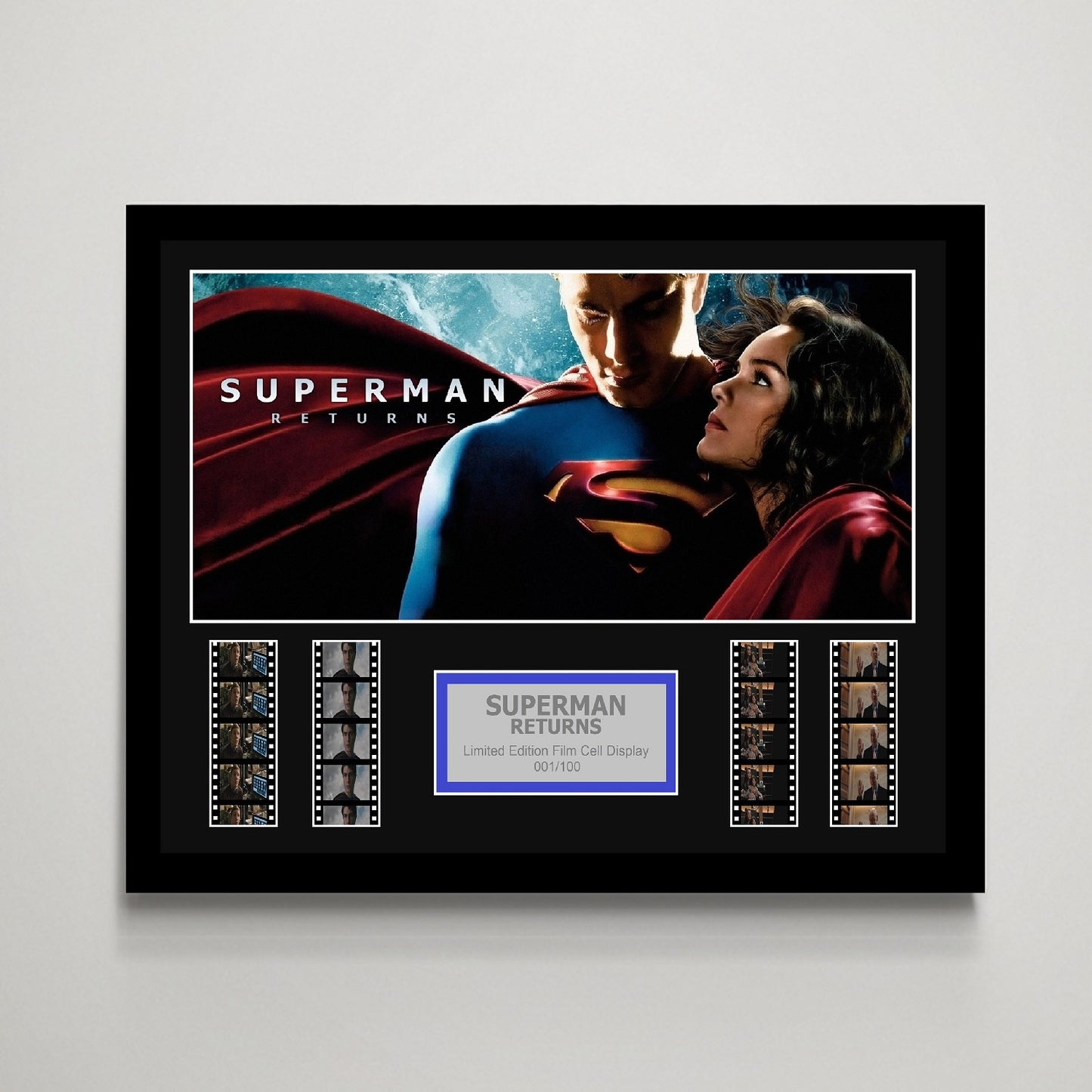 Superman Returns Large Film Cell Display