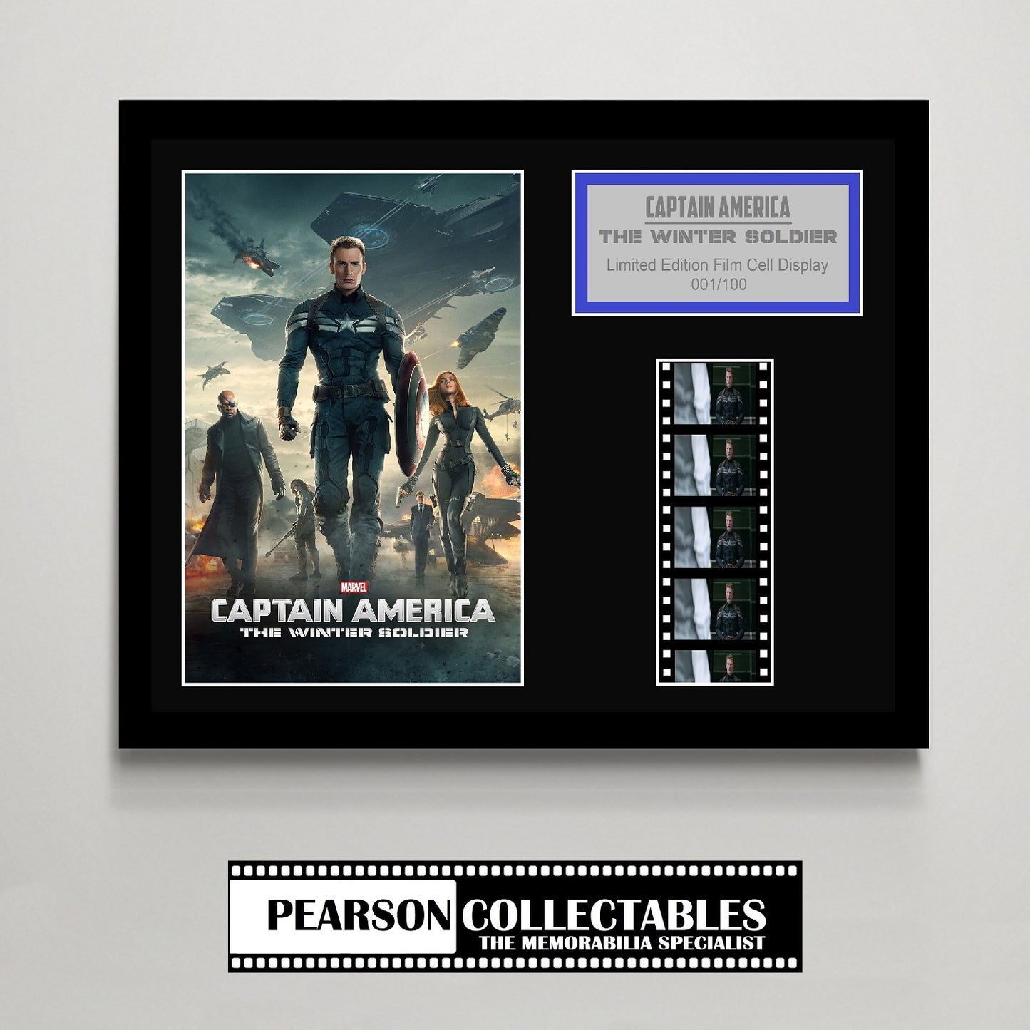 Captain America: The Winter Soldier Small Film Cell Display