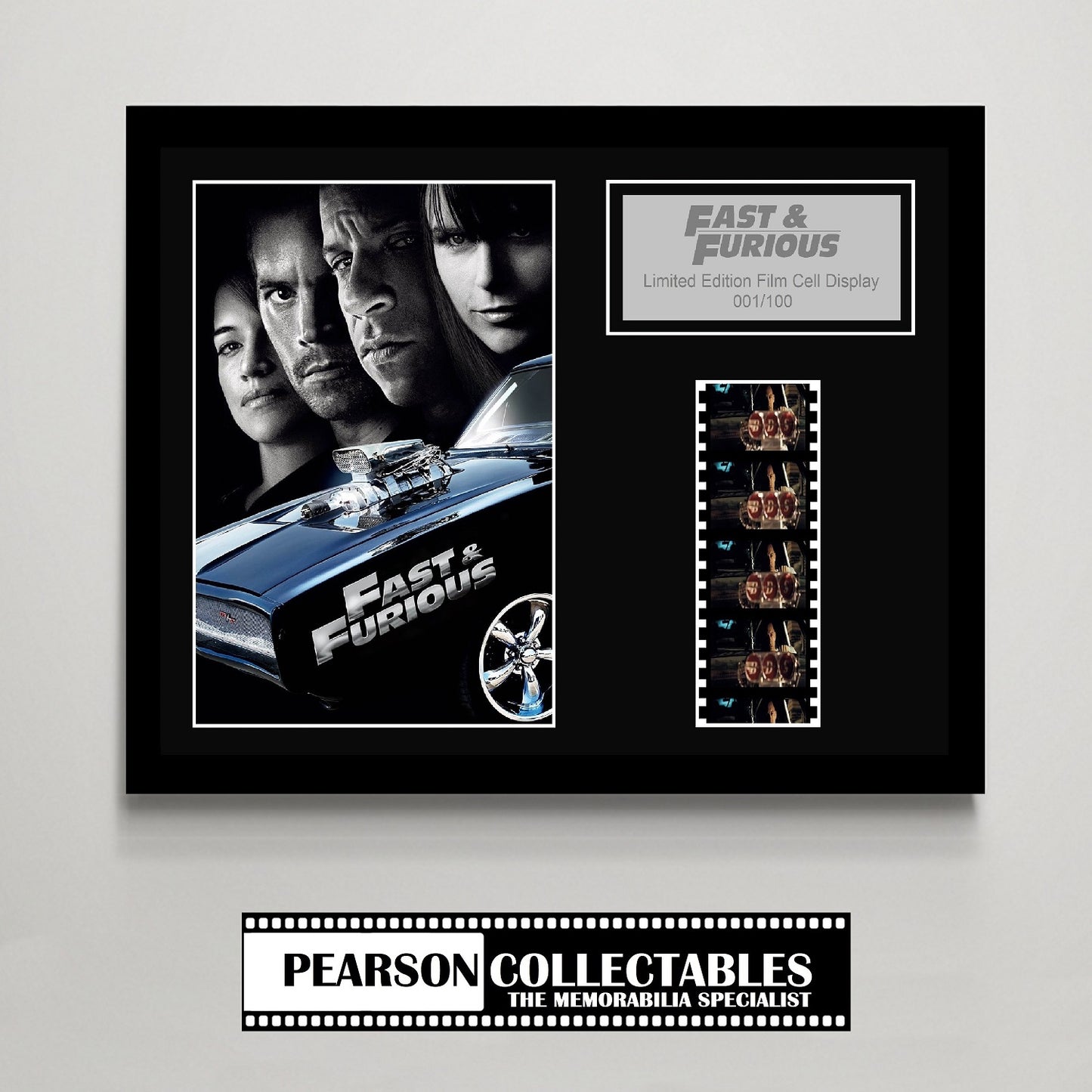 Fast & Furious Film Cell Display