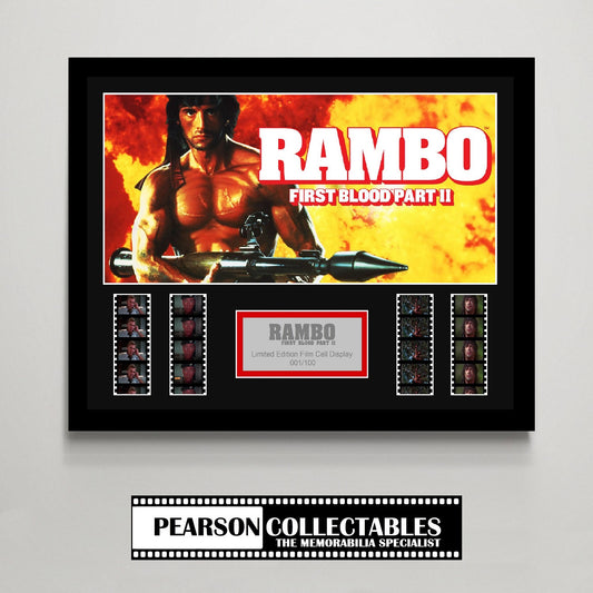 Rambo: First Blood Pt. 2 Large Film Cell Display