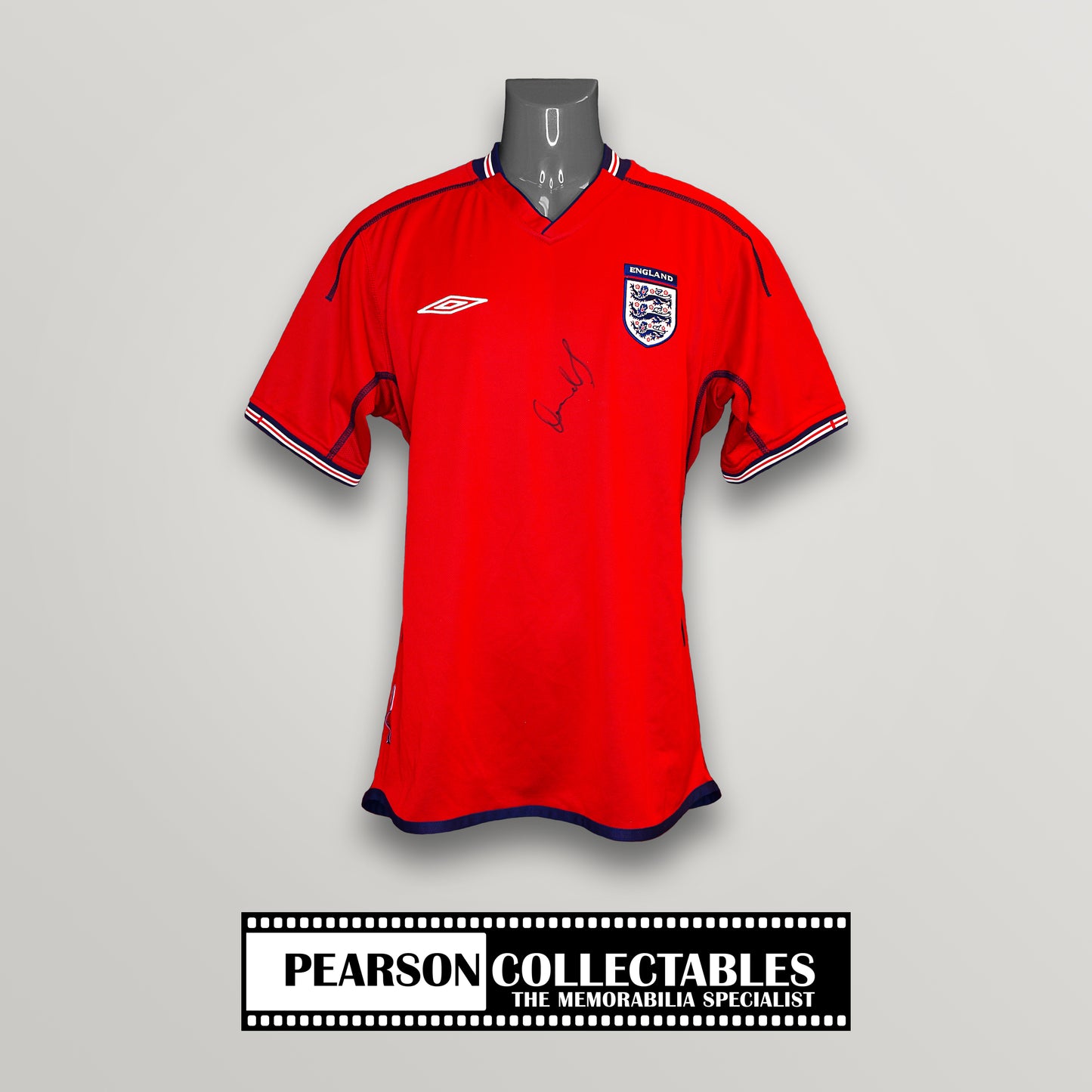 Owen Hargreaves Signed 'England' Football Shirt