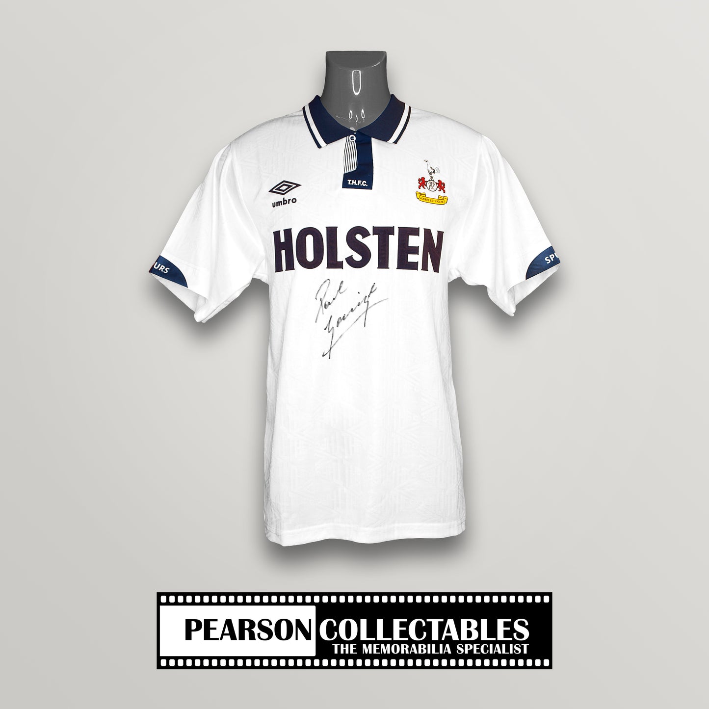 Paul Gascoigne Signed 'Tottenham Hotspur' Football Shirt