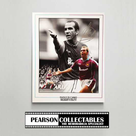 Paolo Di Canio 'West Ham United' Signed Montage