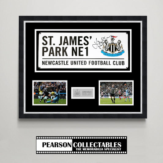 Kevin Nolan 'St. James Park' Signed Street Sign Display