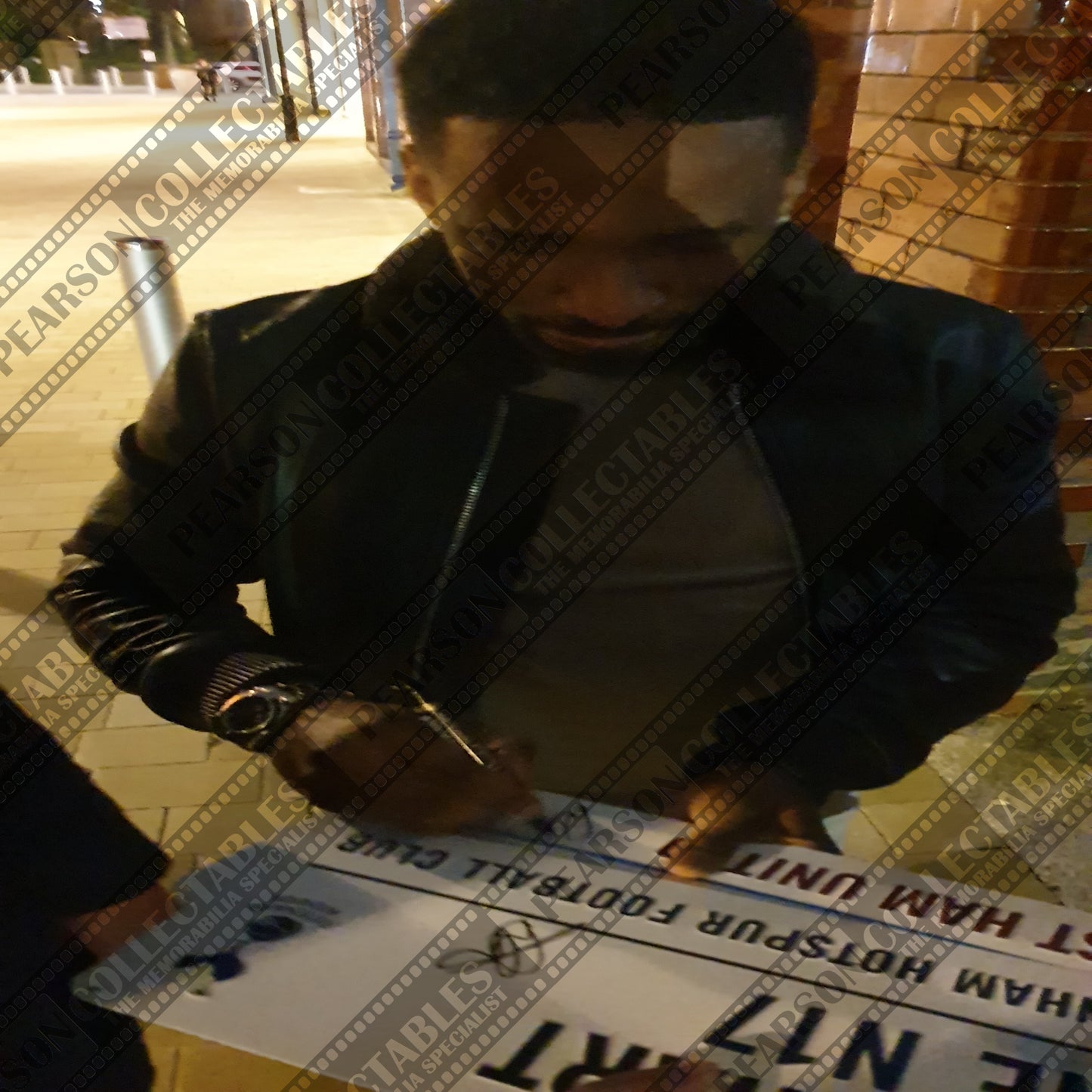 Jermain Defoe 'London Stadium' Signed Street Sign Display
