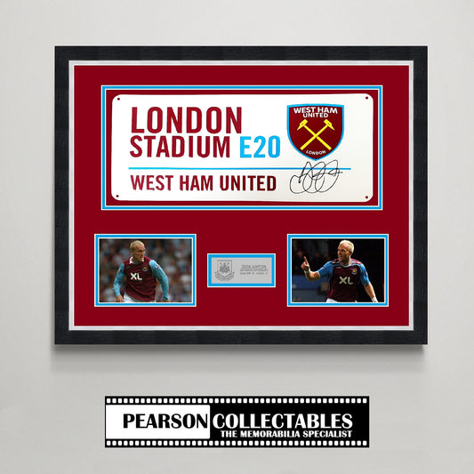 Dean Ashton 'London Stadium' Signed Street Sign Display