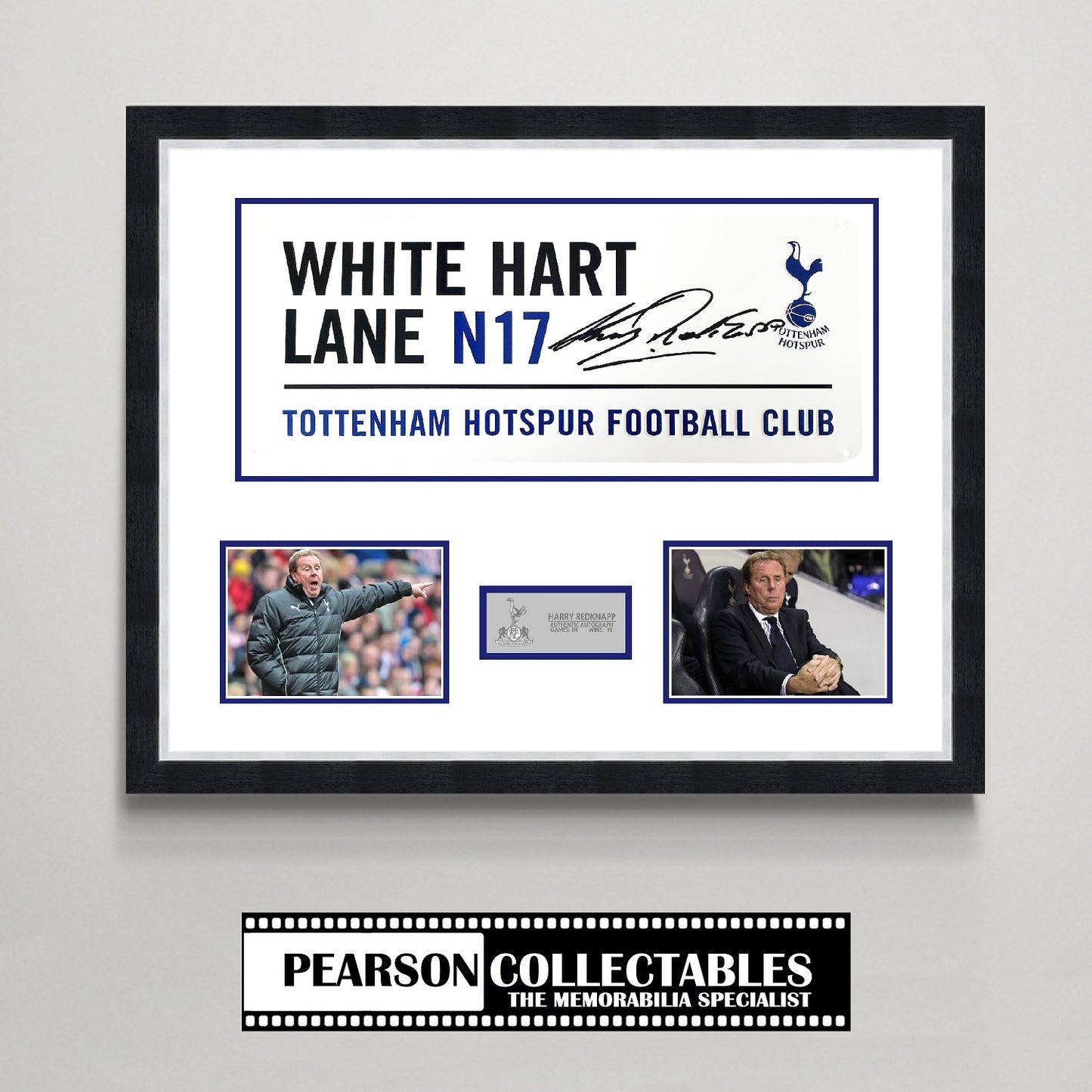 Tottenham Hotspur - Harry Redknapp 'White Hart Lane' Signed Street Sign Display