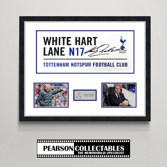 Harry Redknapp 'White Hart Lane' Signed Street Sign Display