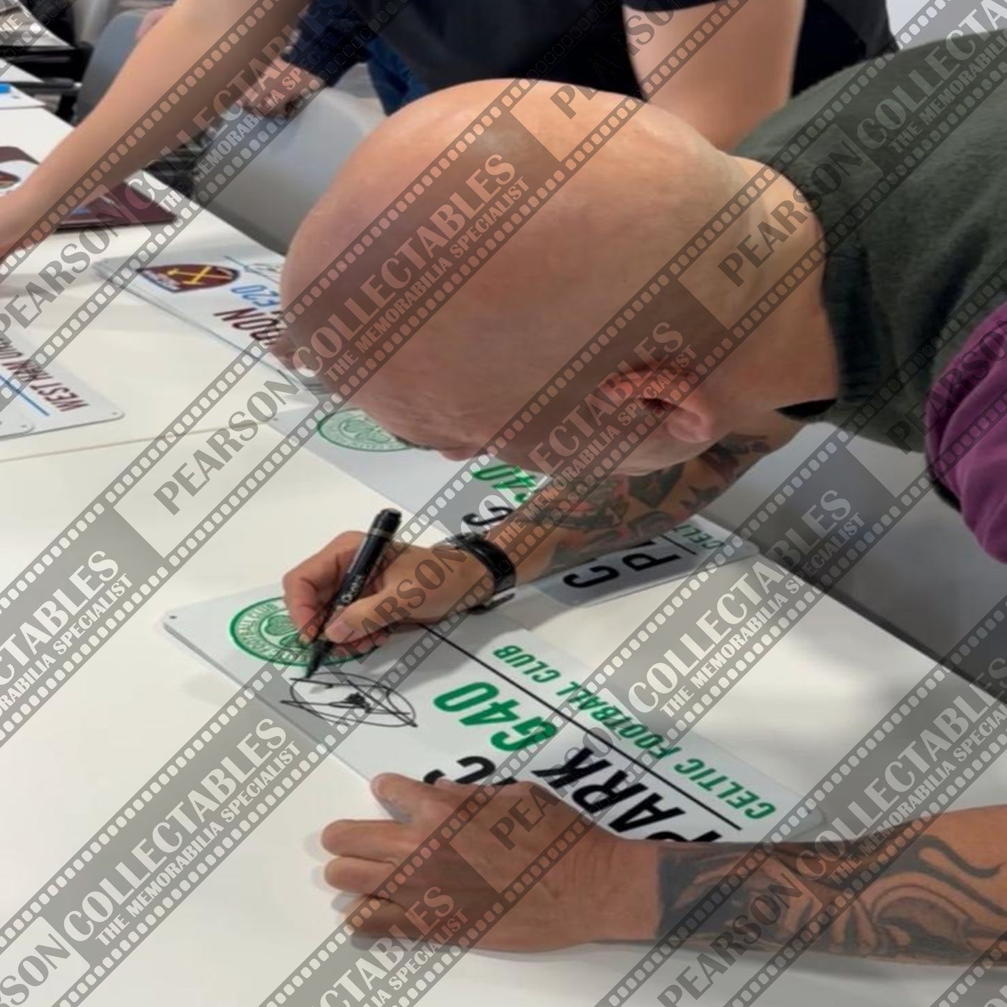 Celtic - Paolo Di Canio 'Celtic Park' Signed Street Sign Display