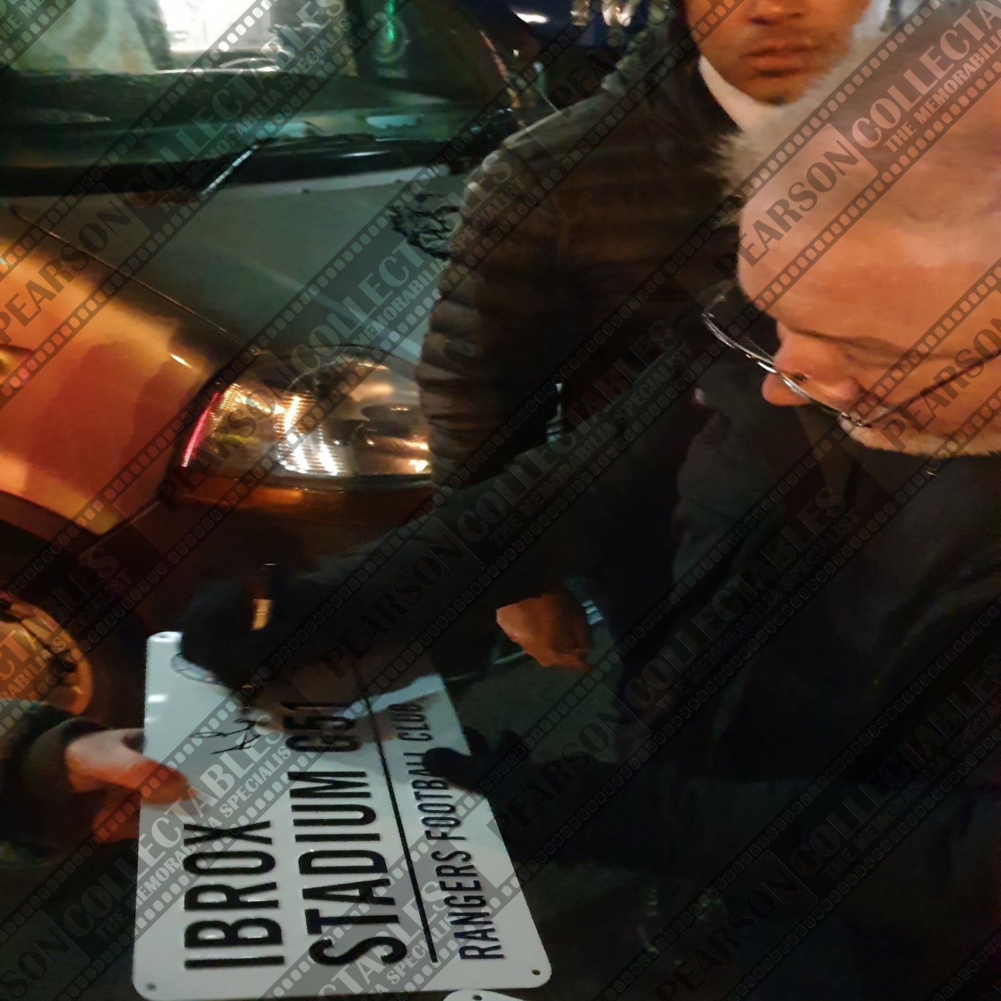 Rangers - Ally McCoist 'Ibrox Stadium' Signed Street Sign Display