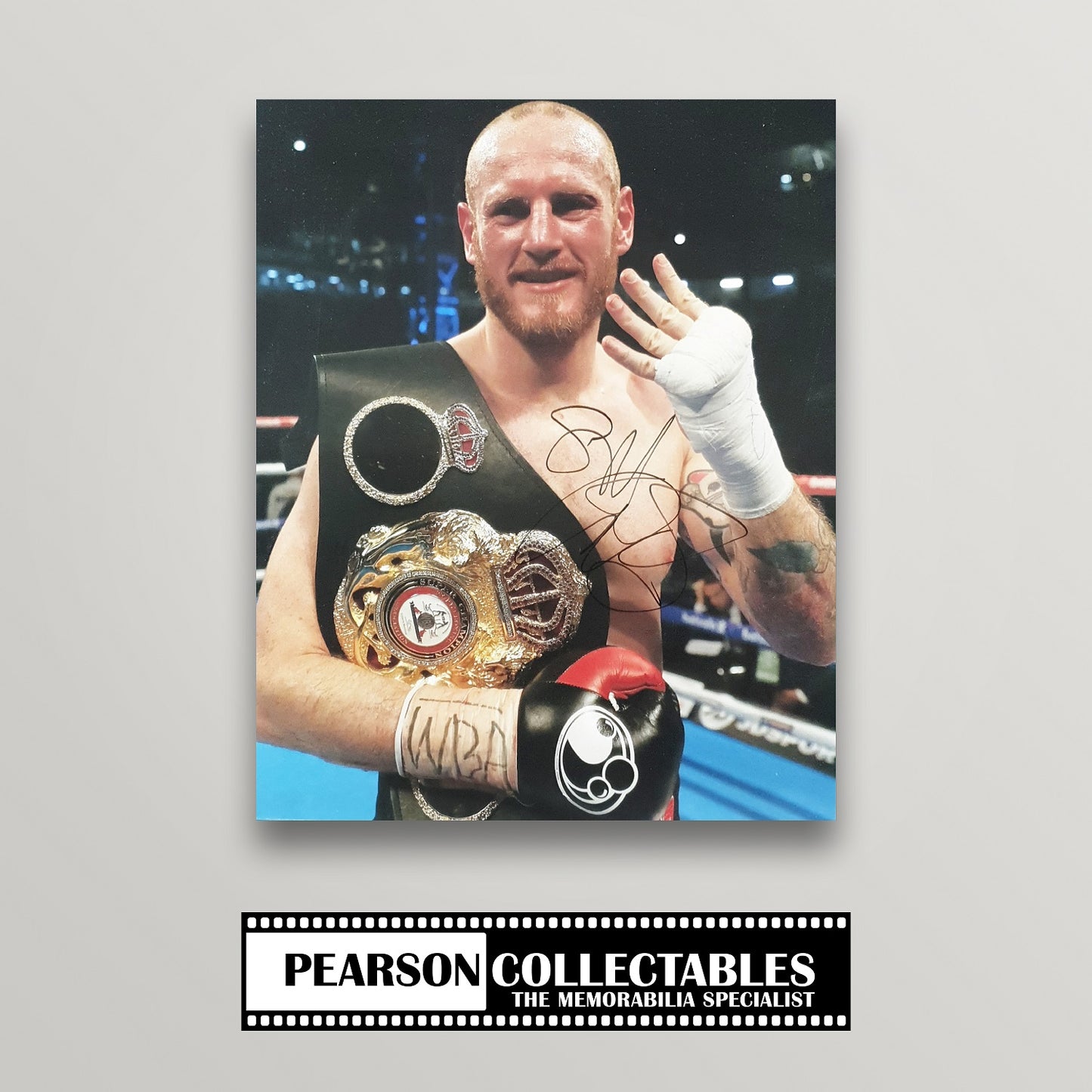 George Groves Signed 11x14'' Photo