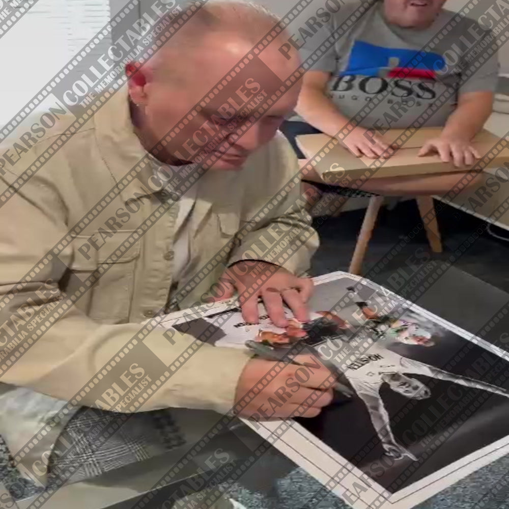 Paul Gascoigne Tottenham Hotspur Signed Montage