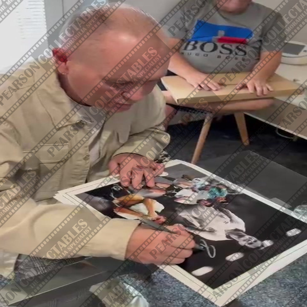 Paul Gascoigne England - Italia 90 Signed Montage