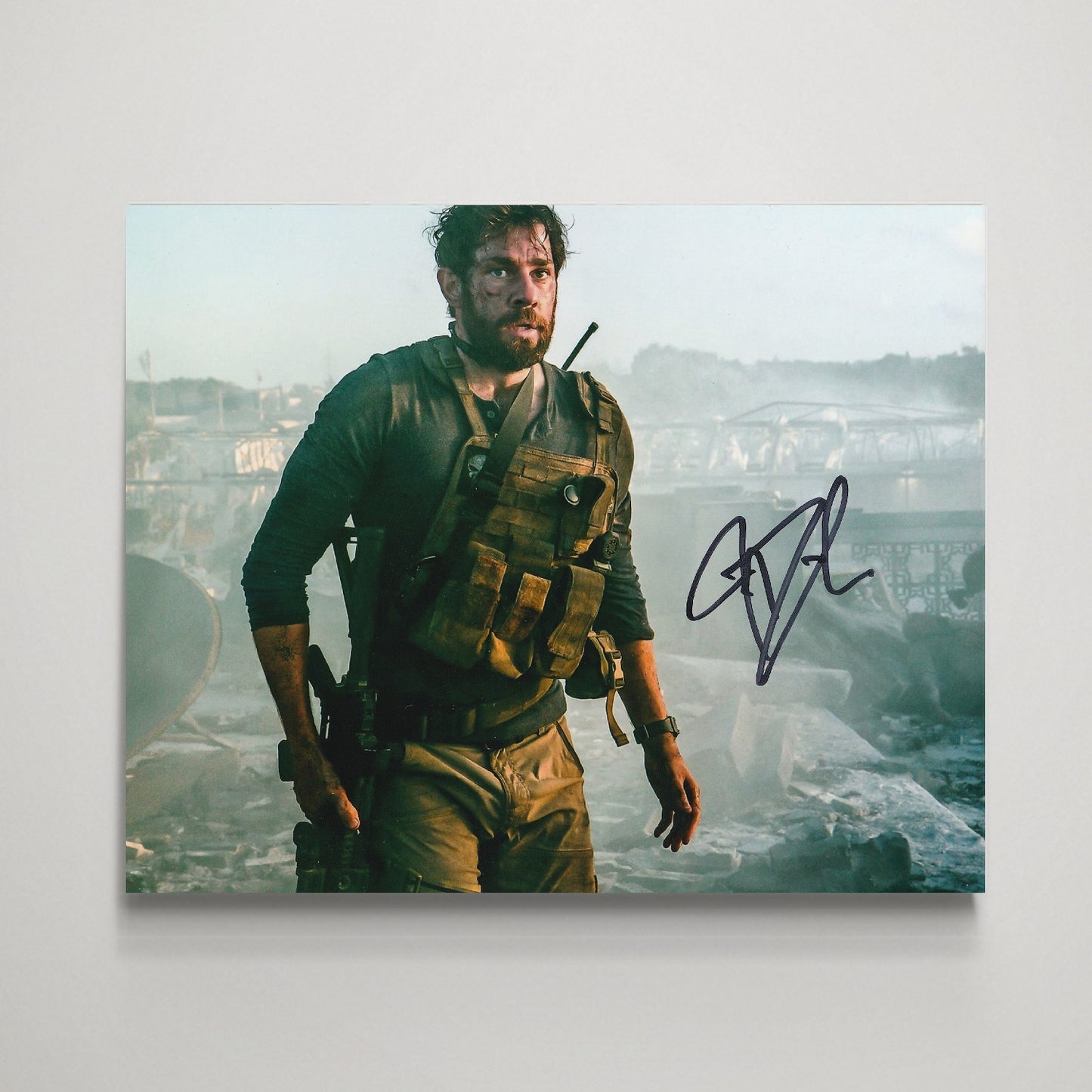 John Krasinski '13 Hours' Autograph Photo