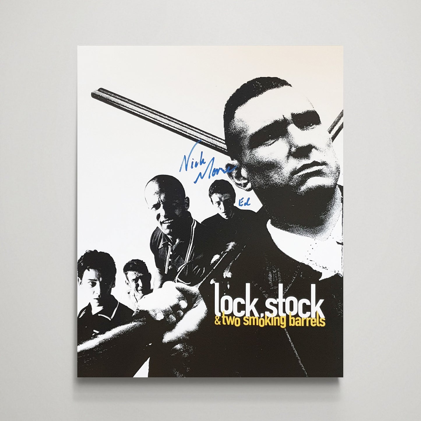 Lock, Stock & Two Smoking Barrels Signed Mini Poster