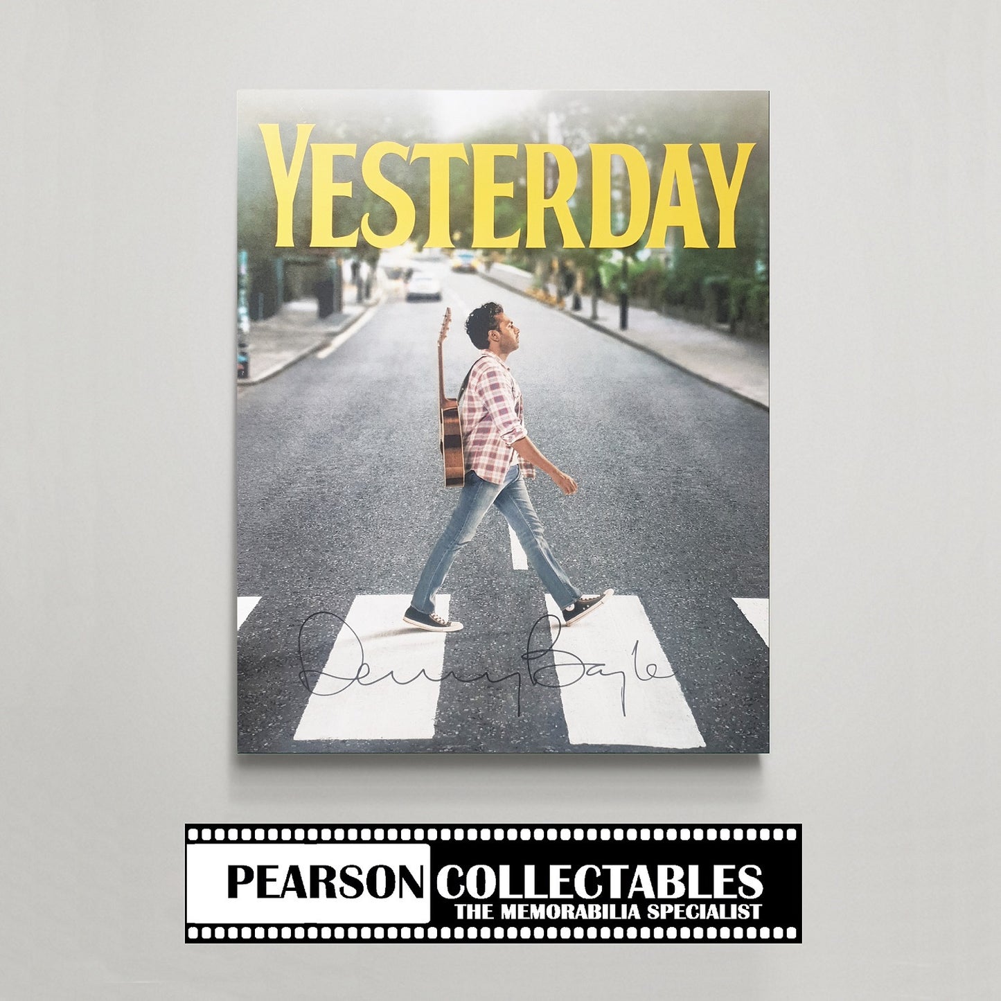 Yesterday Signed Mini Poster