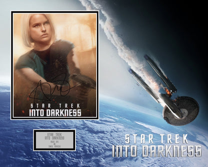 Alice Eve 'Star Trek: Into Darkness' Autograph Display