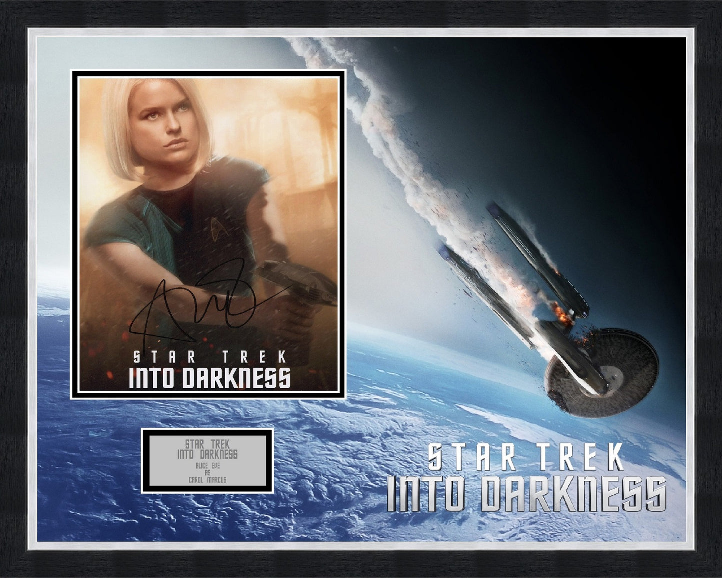 Alice Eve 'Star Trek: Into Darkness' Autograph Display