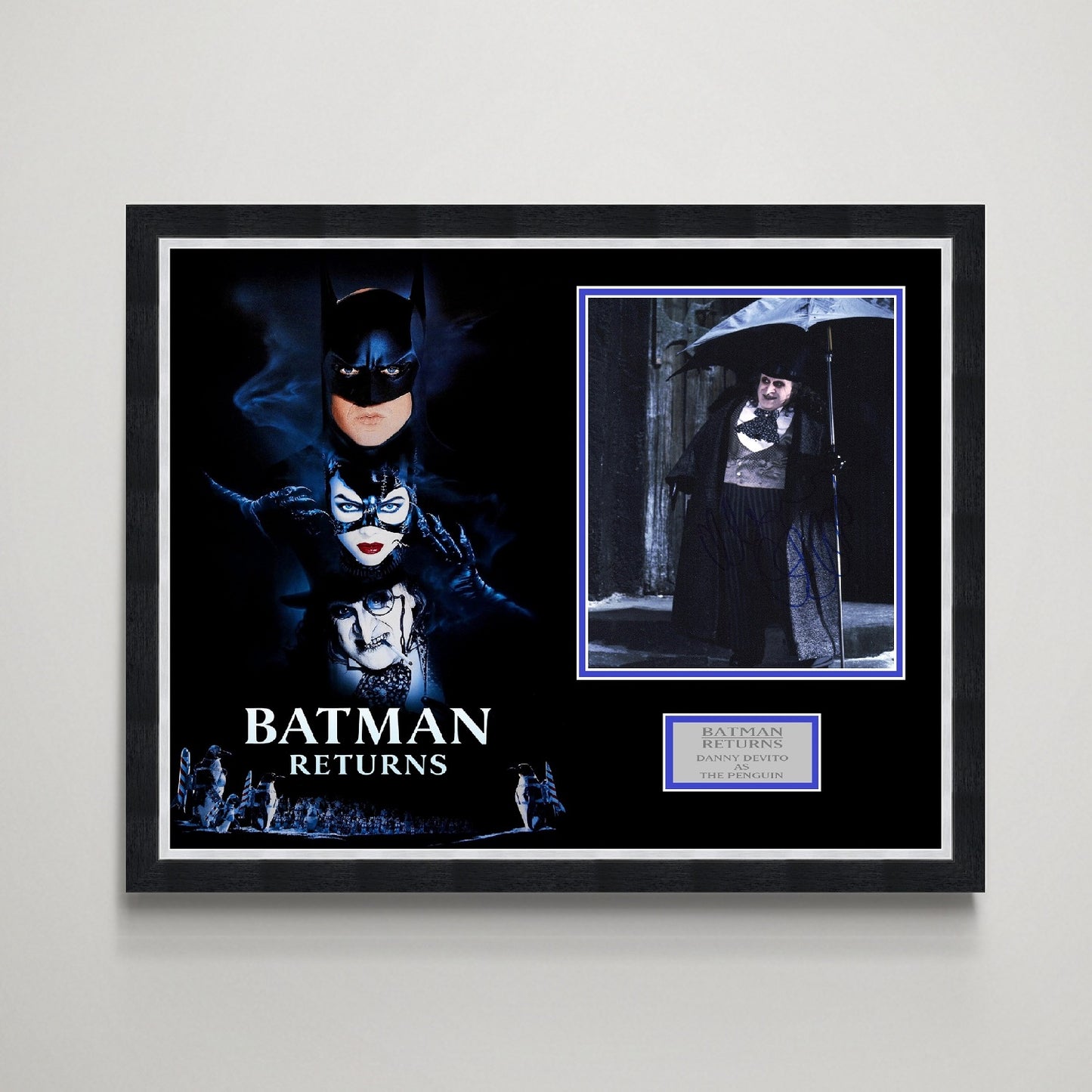 Danny DeVito 'Batman Returns' Autograph Display