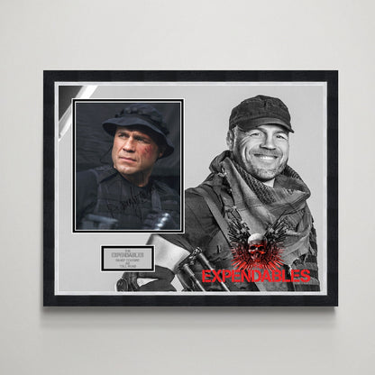 Randy Couture 'The Expendables' Autograph Display