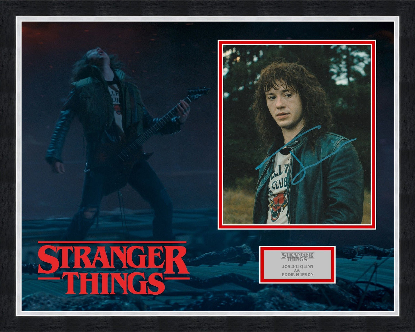 Joseph Quinn 'Stranger Things' Autograph Display