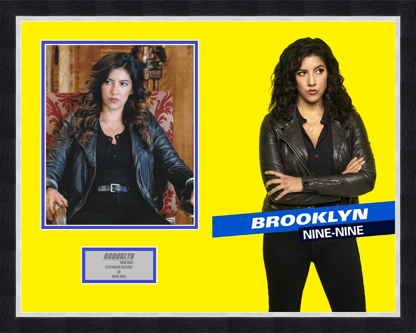 Stephanie Beatriz 'Brooklyn Nine Nine' Autograph Display