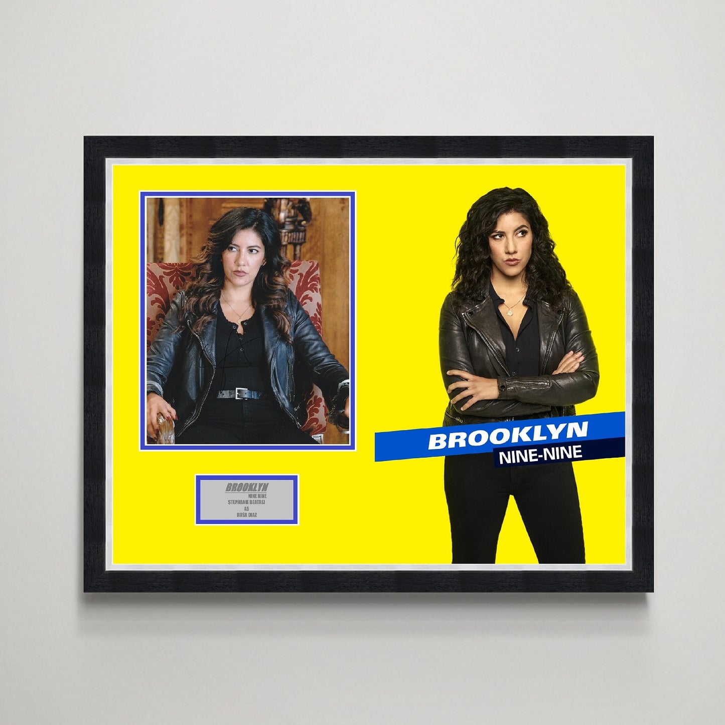 Stephanie Beatriz 'Brooklyn Nine Nine' Autograph Display