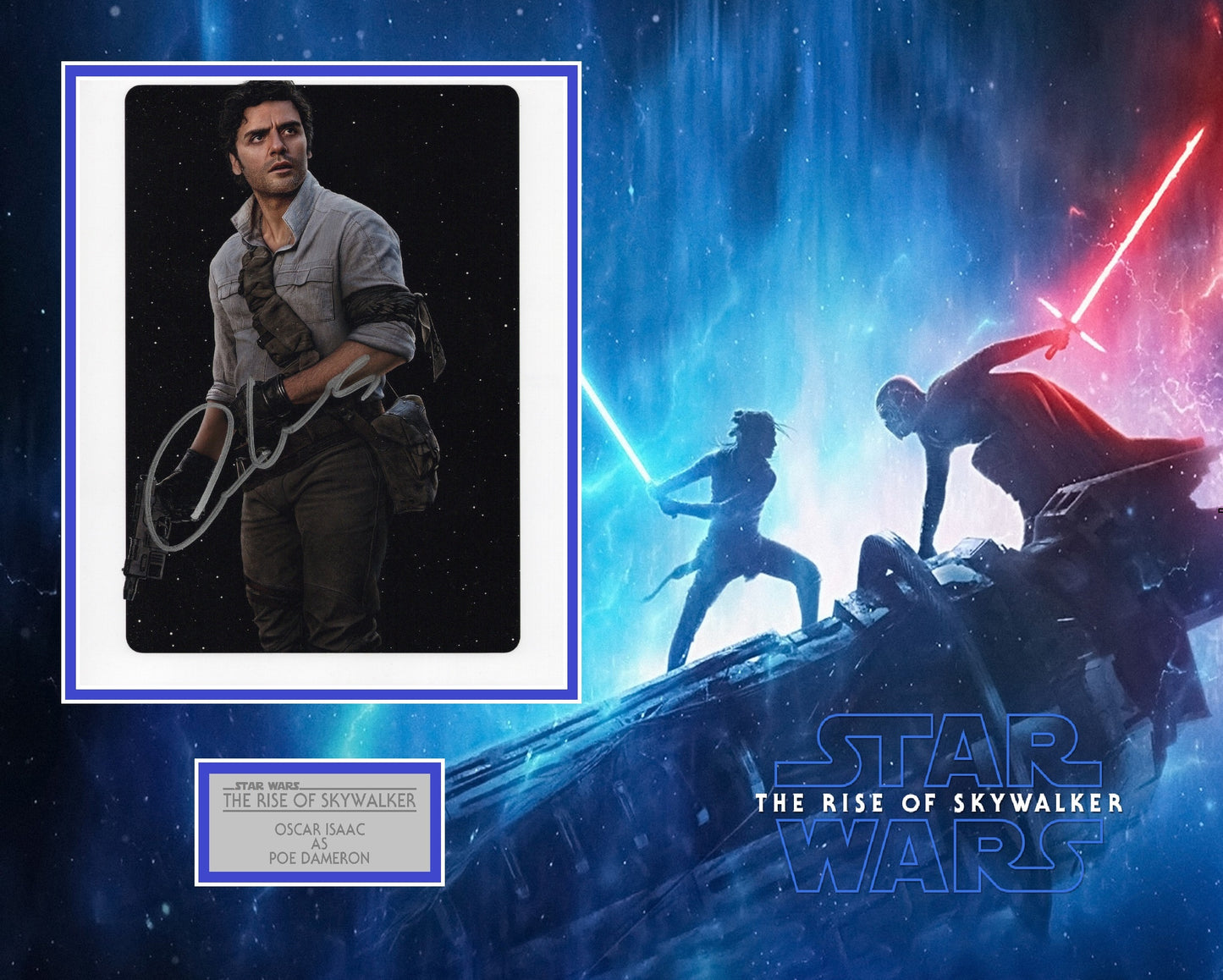 Oscar Isaac 'Star Wars' Autograph Display