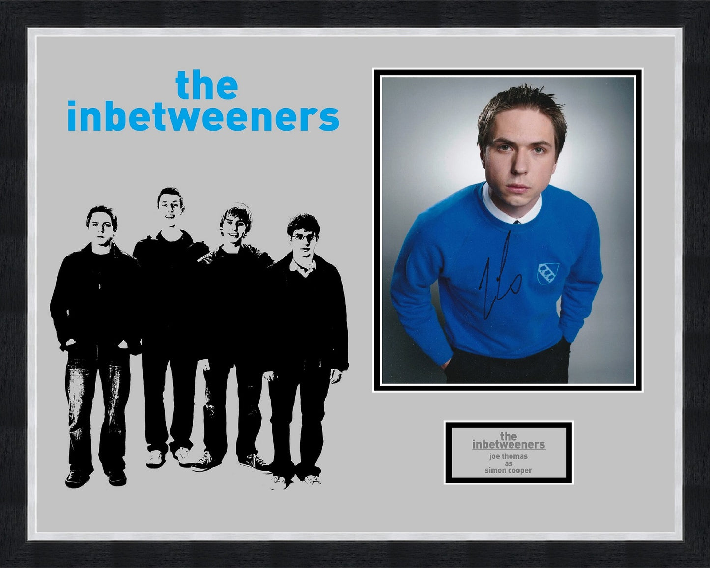 Joe Thomas 'The Inbetweeners' Autograph Display