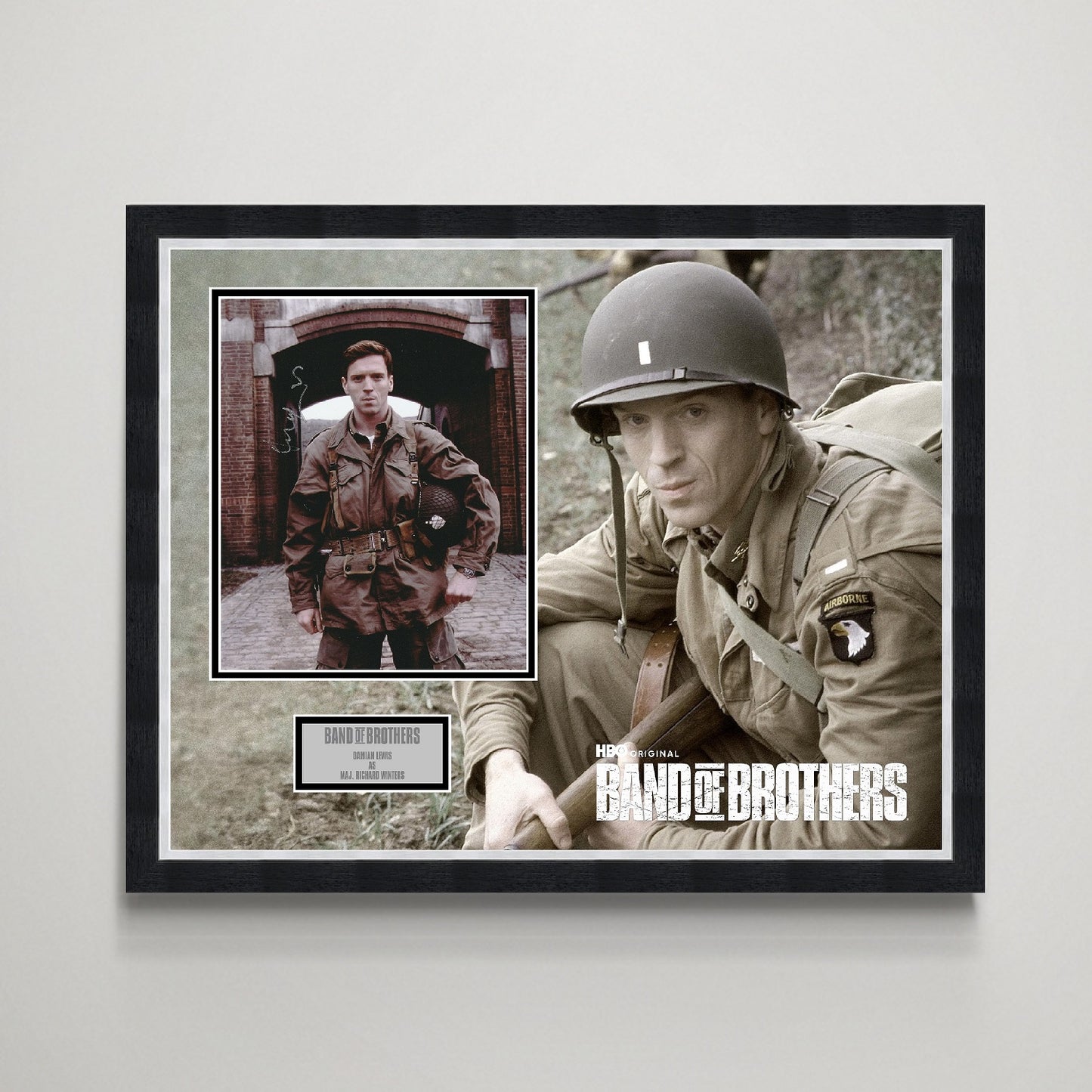 Damien Lewis 'Band Of Brothers' Autograph Display