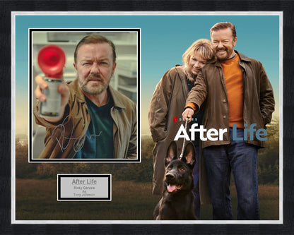 Ricky Gervais 'Afterlife' Autograph Display