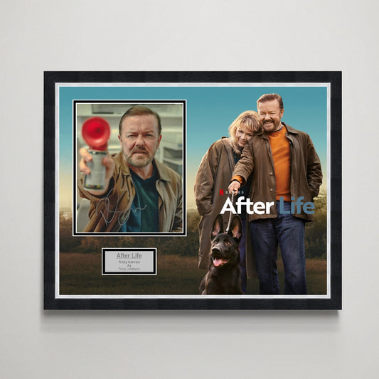 Ricky Gervais 'Afterlife' Autograph Display