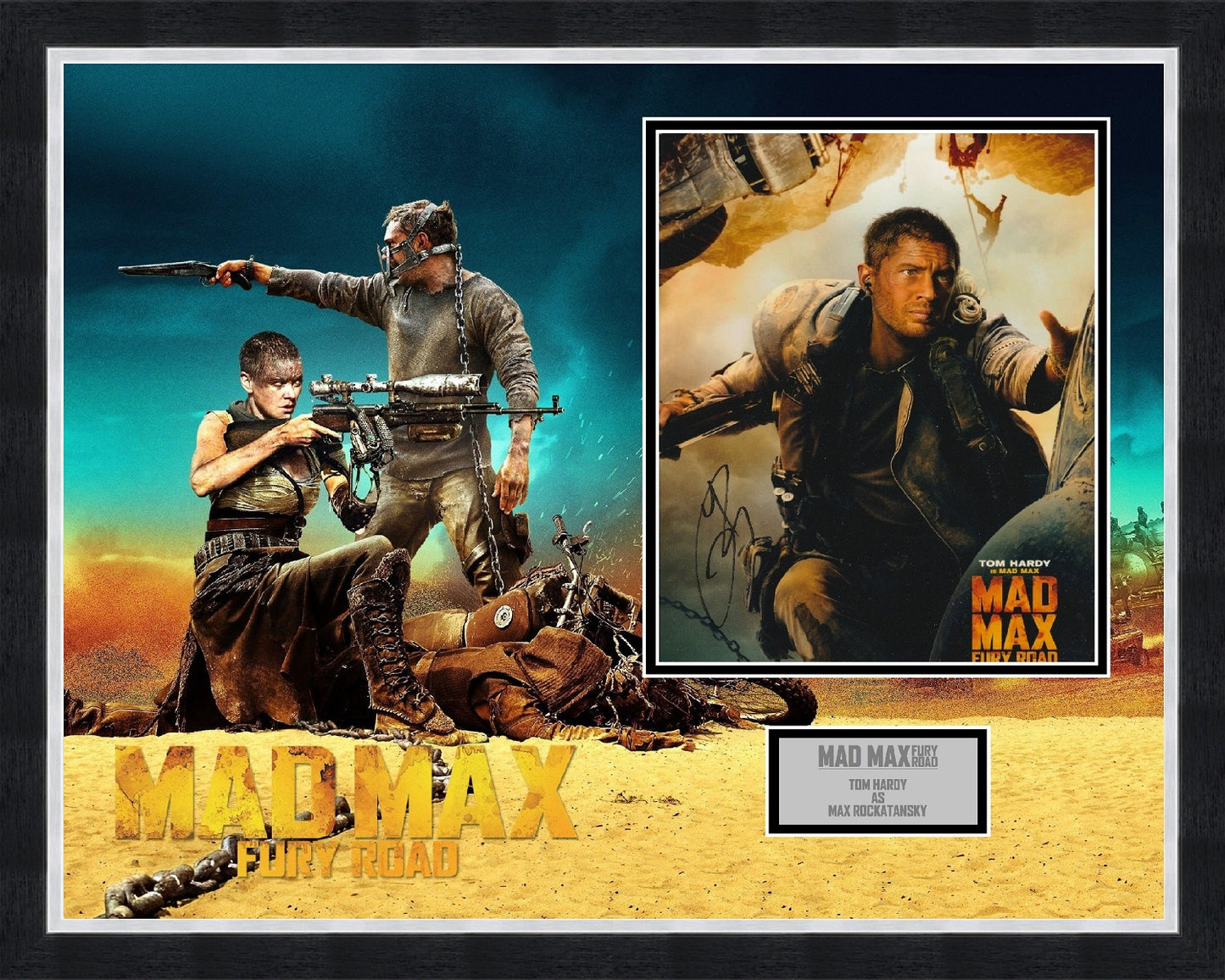 Tom Hardy 'Mad Max: Fury Road' Autograph Display