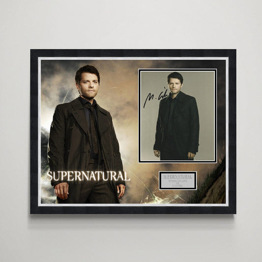 Misha Collins 'Supernatural' Autograph Display