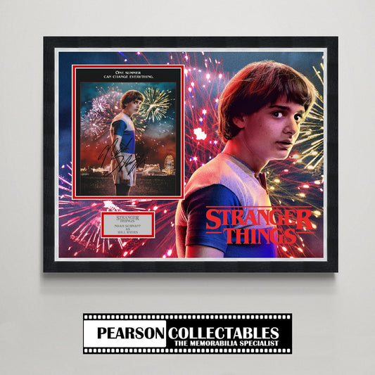 Noah Schnapp 'Stranger Things' Autograph Display
