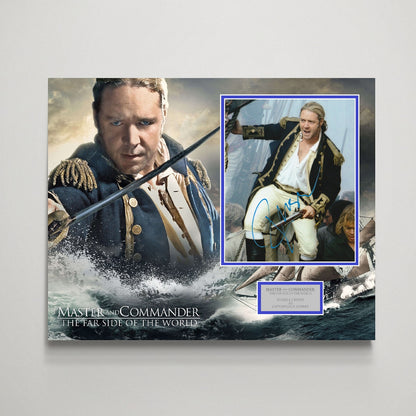 Russell Crowe 'Master & Commander' Autograph Display