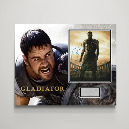 Russell Crowe 'Gladiator' Autograph Display