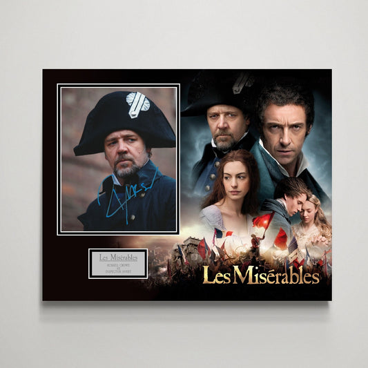 Russell Crowe 'Les Miserables' Autograph Display