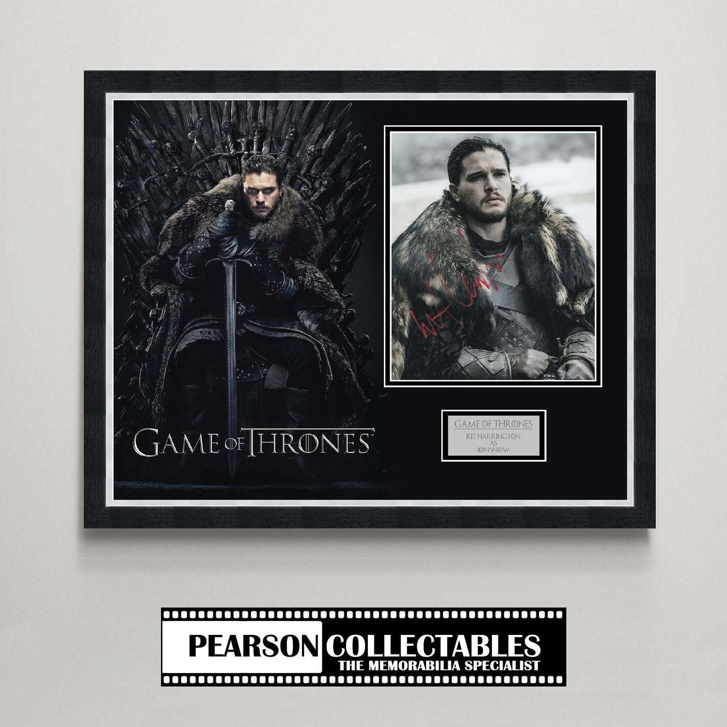 Kit Harington 'Game Of Thrones' Autograph Display