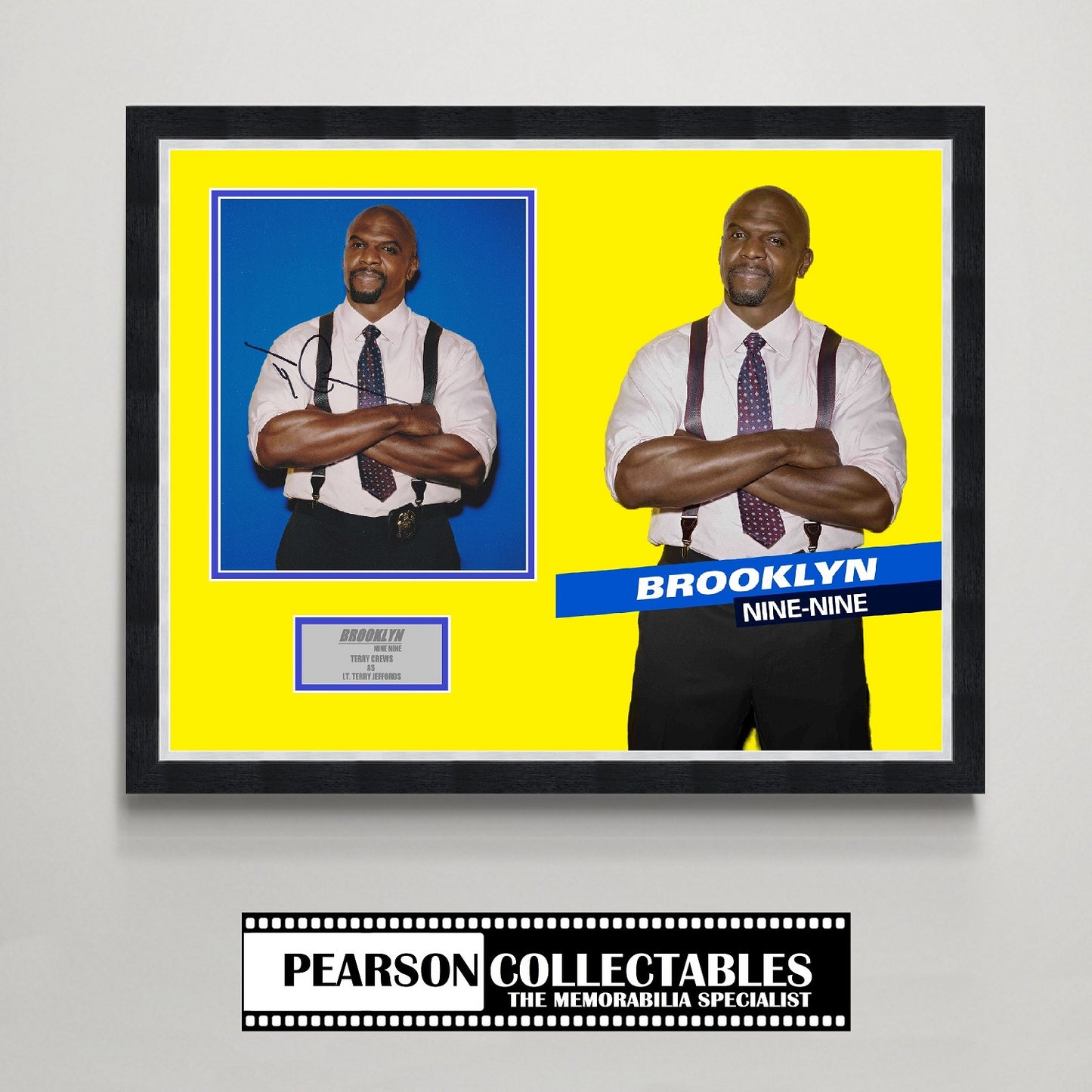 Terry Crews 'Brooklyn Nine Nine' Autograph Display