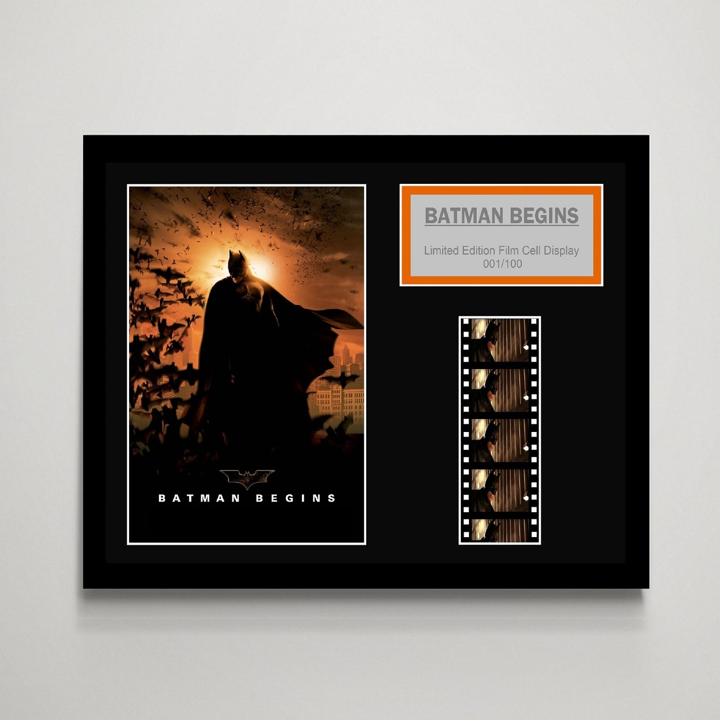 Batman Begins Small Film Cell Display