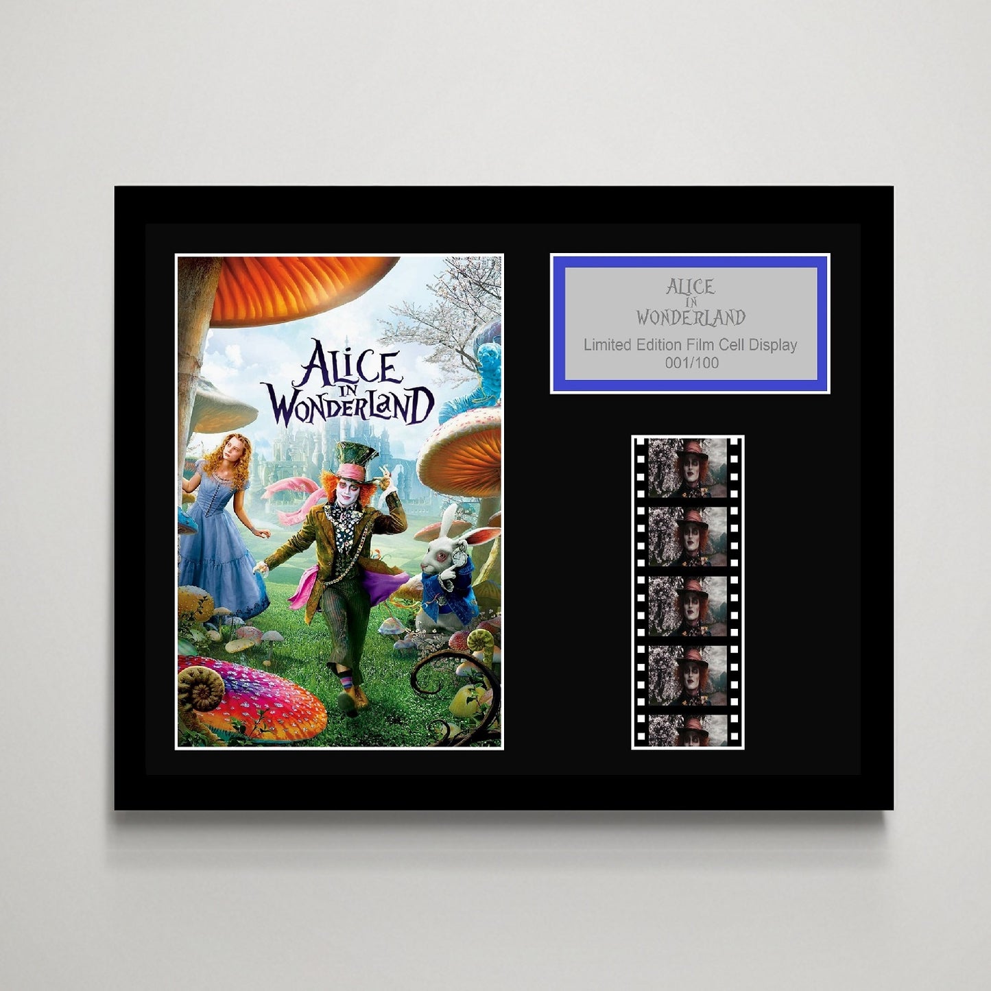 Alice In Wonderland Small Film Cell Display